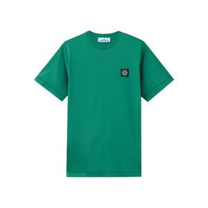 Stone Island Men Slim Fit Cotton Jersey T-Shirt With Compass Patch